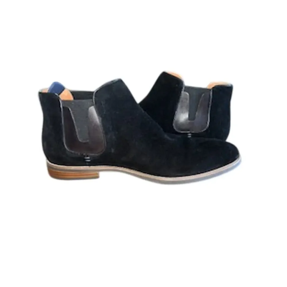 Florsheim Men's sz 13M “Flare” Black Suede Leather Chelsea Boot